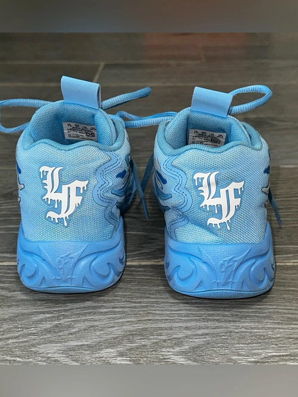 PUMA X LaMelo Ball MB.04 1 Of 1 LaFrance Youth 2.5C Blue Basketball Sneakers